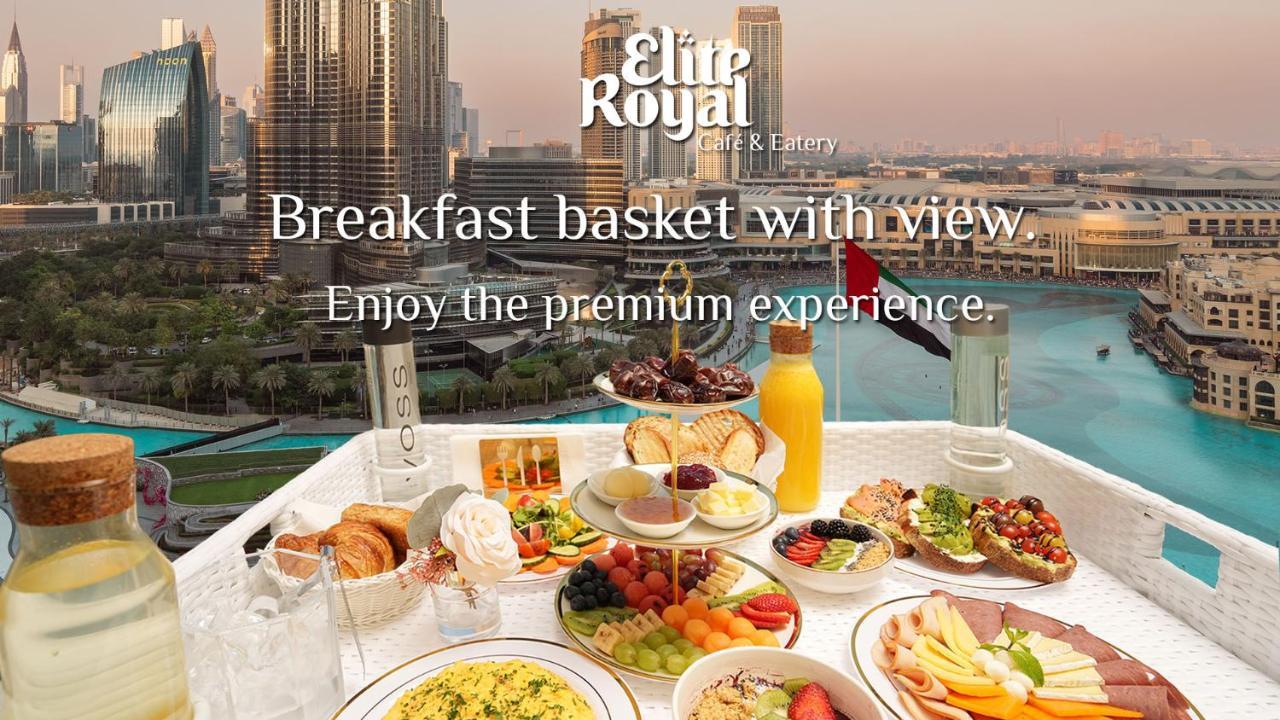 Elite Royal Apartment - Luxurious - Partial Burj Khalifa & Fountain View - Eminence Dubai Exteriör bild